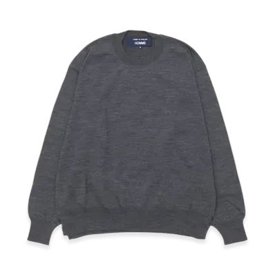 COMME des GARCONS HOMME Worsted Wool Jersey "Top Grey"