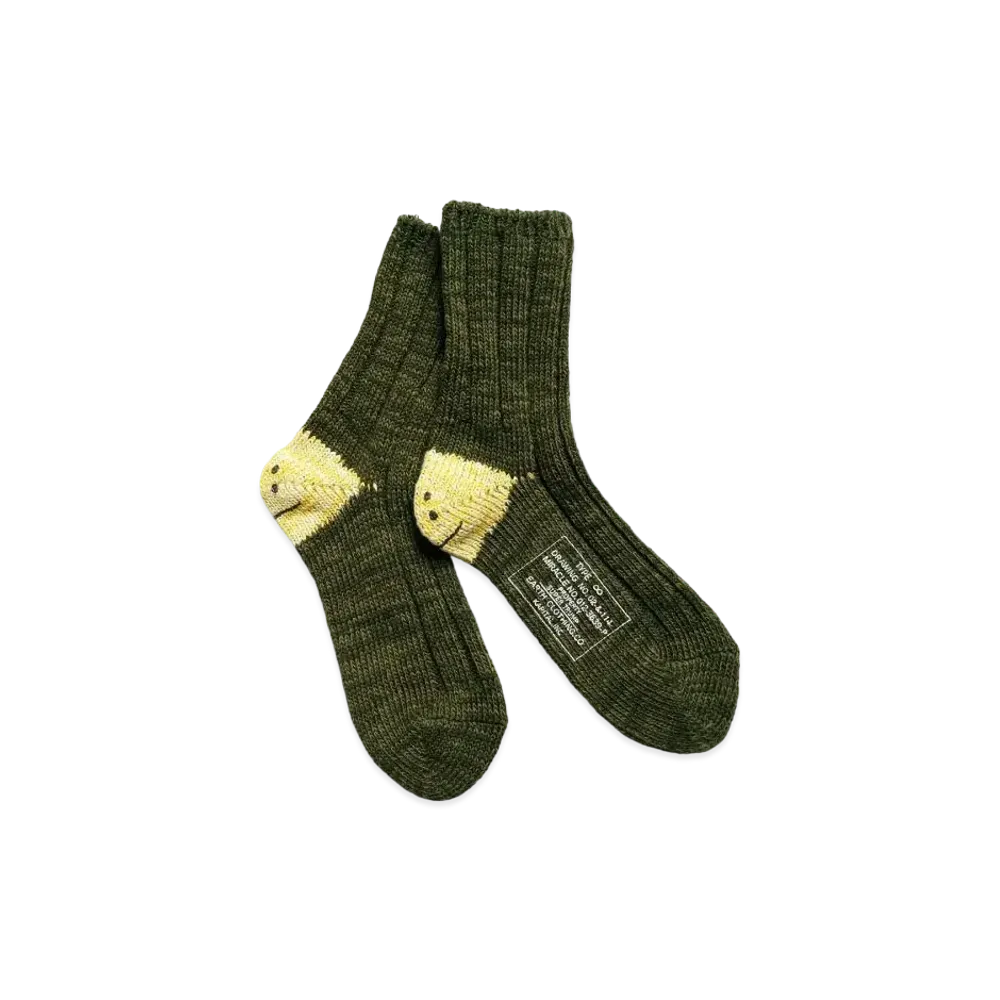 KAPITAL 56 MA-1 Socks "Khaki"
