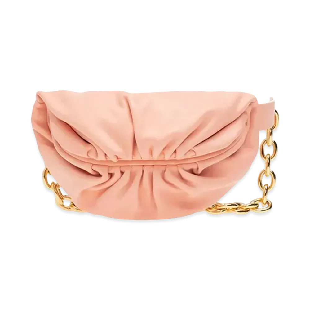 Bottega Veneta Belt Chain Pouch Bag "Pink"