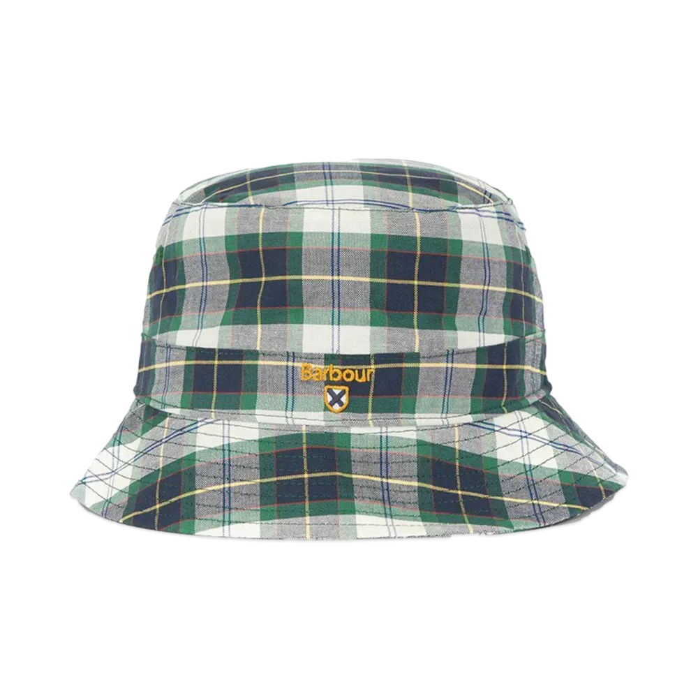Barbour Oxbridge Tartan Bucket Hat "Blue"