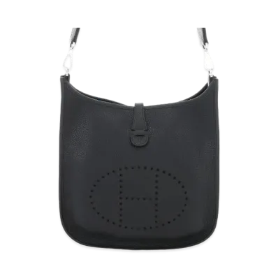 Hermes Evelyne 3 Togo "Noir/Silver"