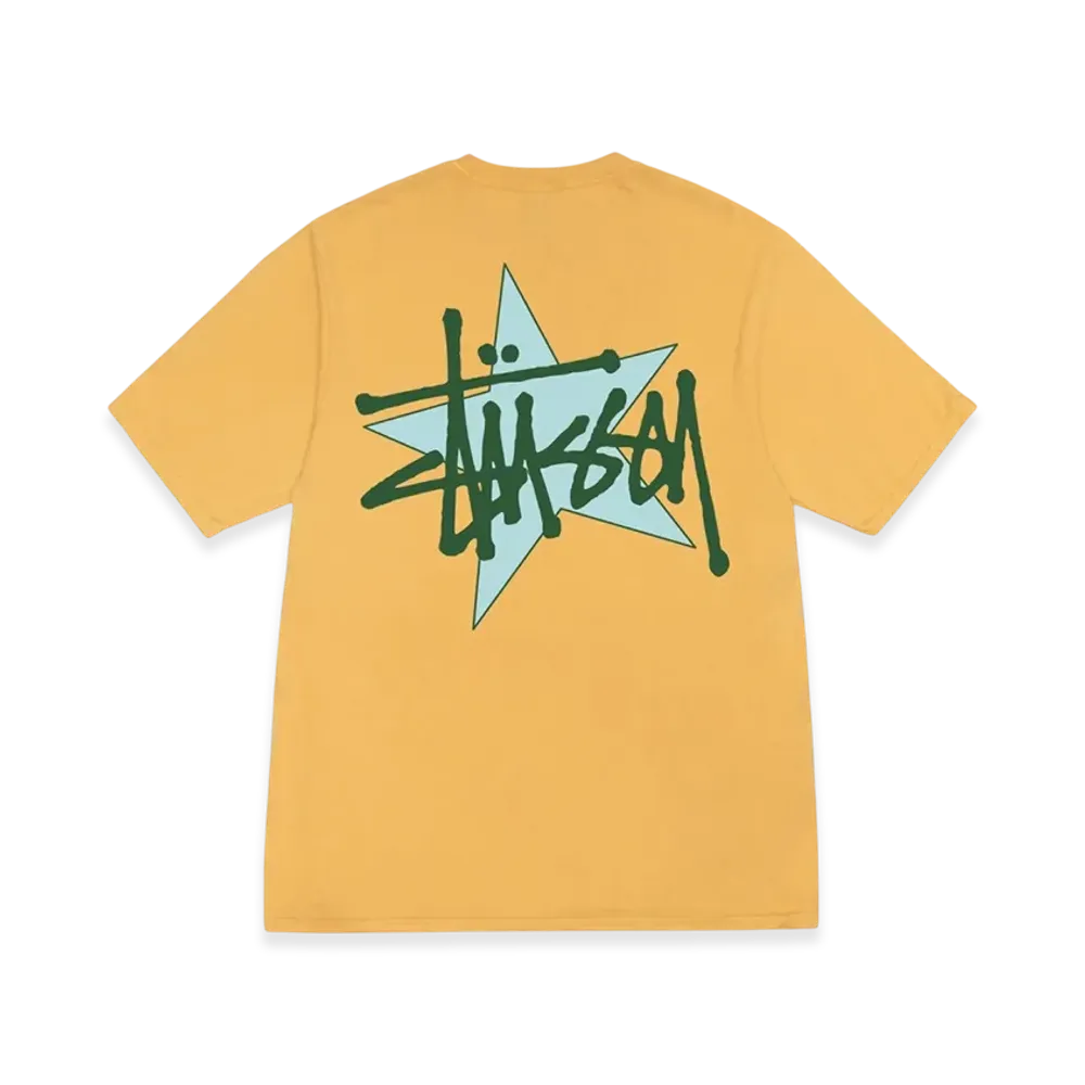 Stussy Star Pigment Dyed Tee "Honey"