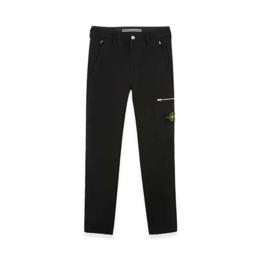 Stone Island 32503 Cotton Nylon Drill Cargo Pants - 24FW "Black"