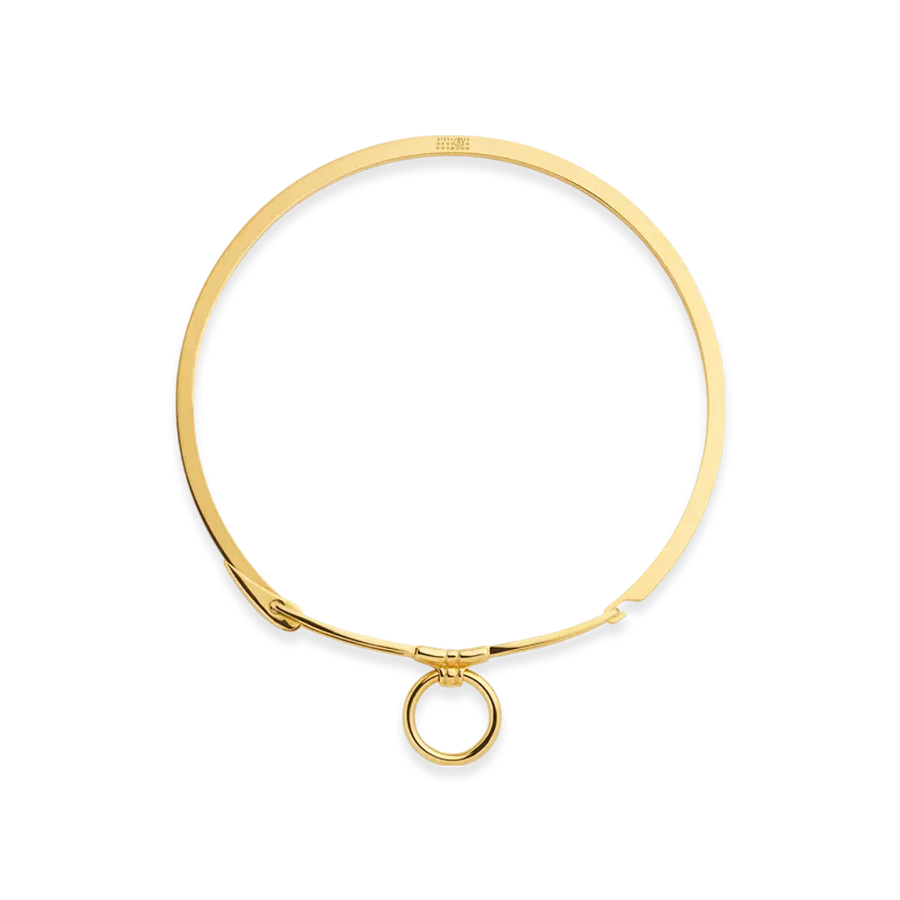 MM6 Maison Margiela Key Chain Choker "Gold"
