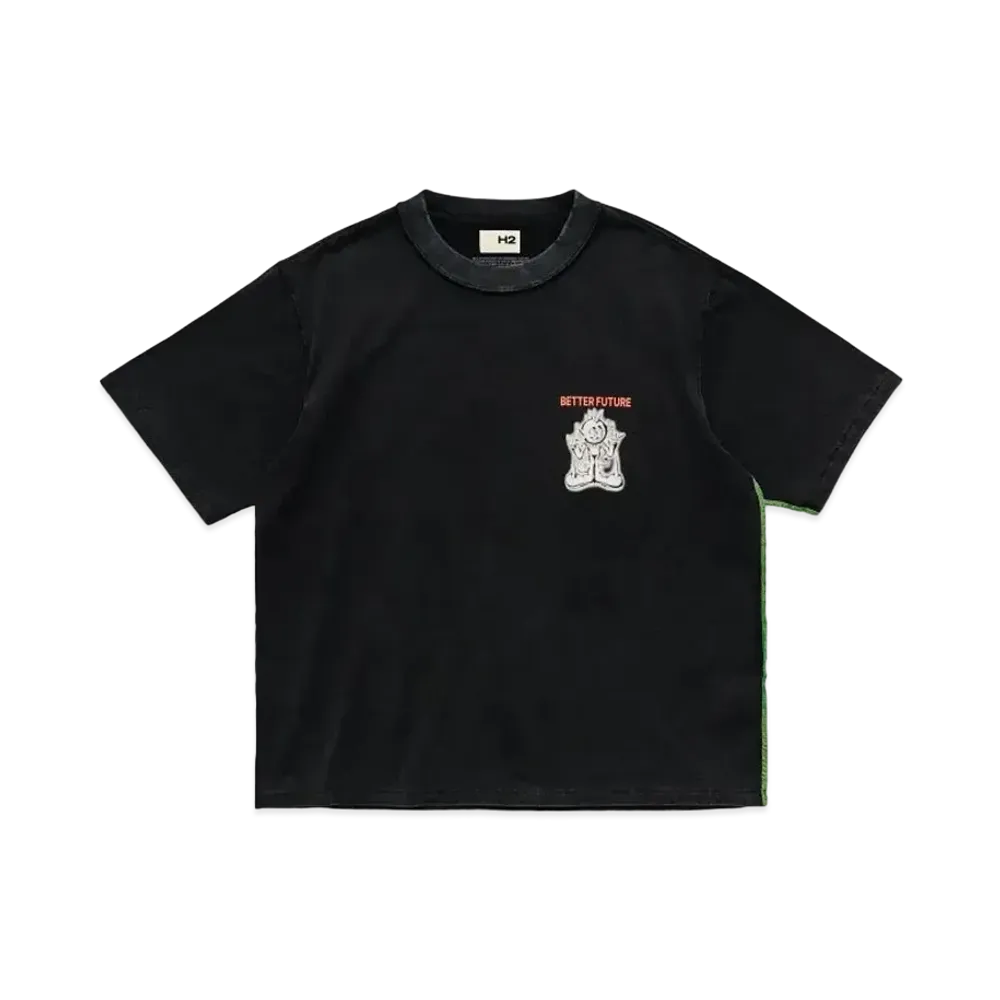 HERON PRESTON x H&M H2 Printed T-Shirt "Black"