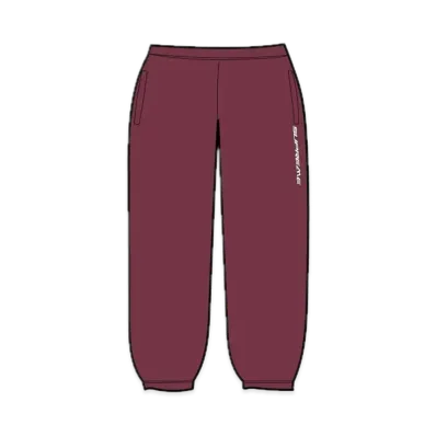 Supreme Warm Up Pant "Burgundy"