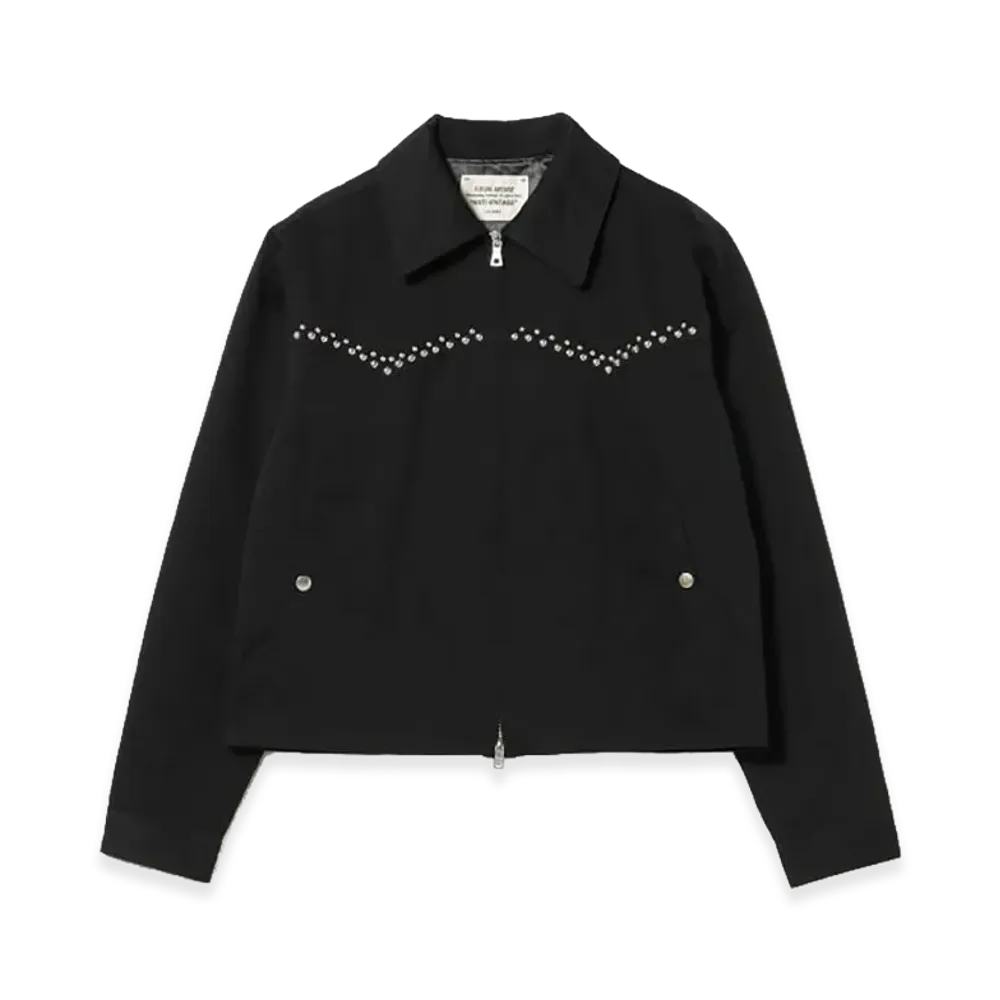 BEAMS FUTURE ARCHIVE Chino Studs Blouson "Black"