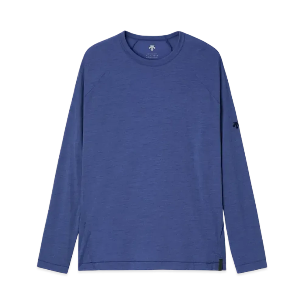 DESCENTE ALLTERRAIN Wool Long Sleeve T-Shirt "Cloudy Sky"
