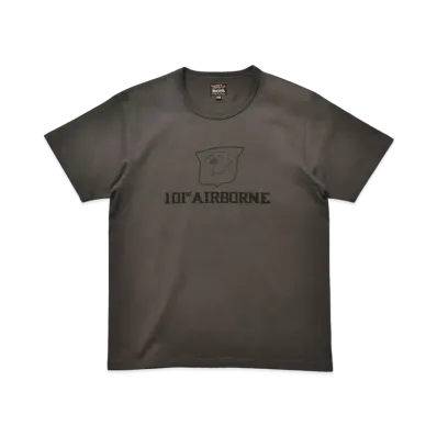 THE REAL McCOY'S Military Tee / 101St Airborne "Charcoal"