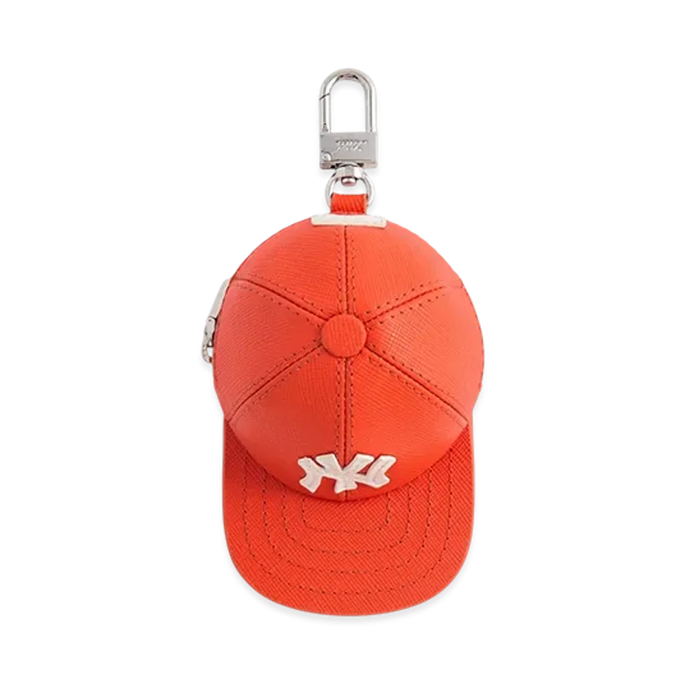 Kith x The New York Yankees Baseball Cap Leather Pouch "Poppy"