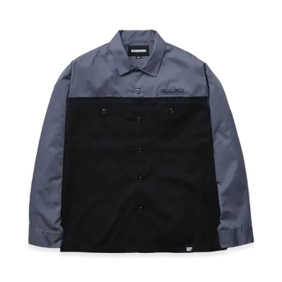 NEIGHBORHOOD Bicolor Work Shirt LS "Black"