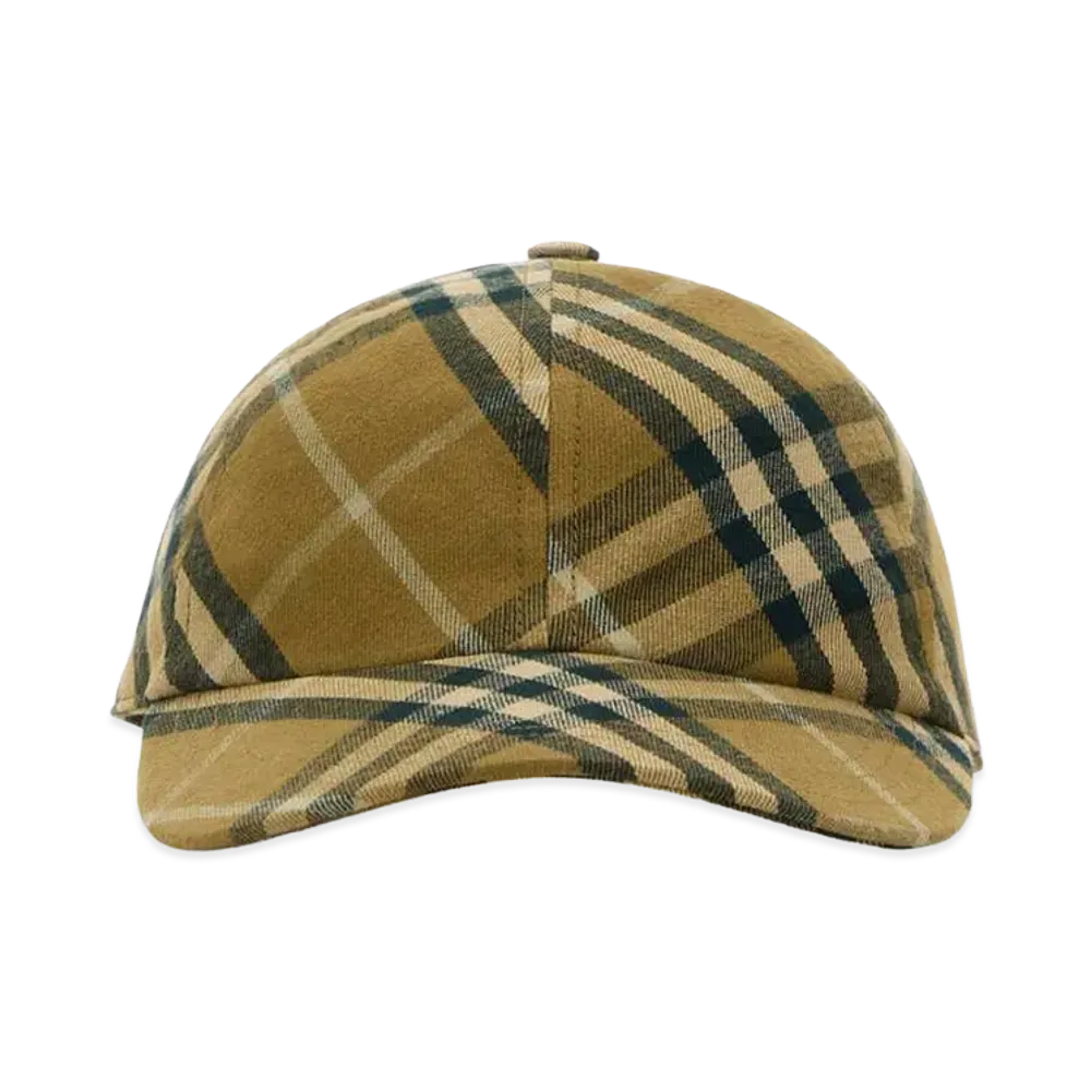 Burberry Embroidered Cotton Baseball Cap "Printed"