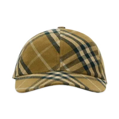 Burberry Embroidered Cotton Baseball Cap "Printed"