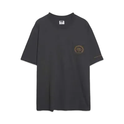 RATS ASH POCKET TEE "ASH BLACK"