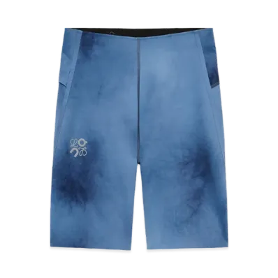 LOEWE x On Women's Running Active Shorts in Technical Jersey "Blue/Multicolor"