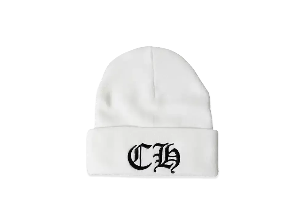 Chrome Hearts CH Logo Embroidery Watch Cap "White"