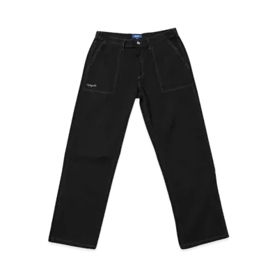 LFYT COTTON TWILL BAKER PANTS "BLACK"