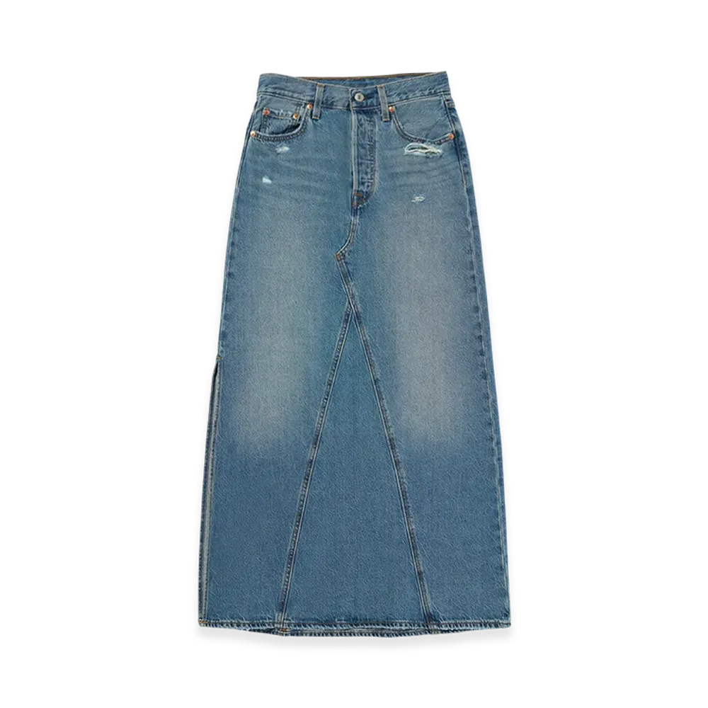 Levi's Iconic Long Skirt "Medium Indigo"
