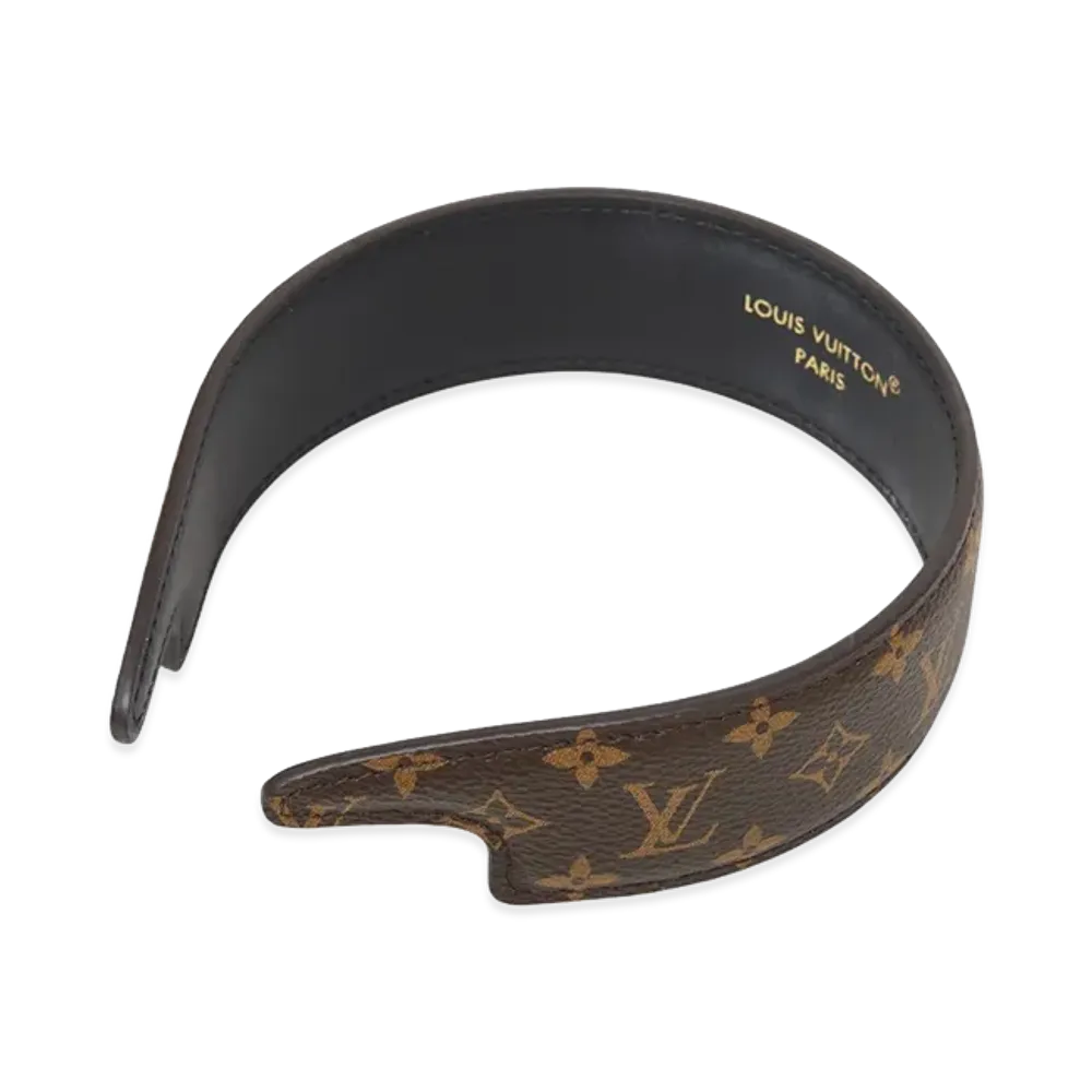 Louis Vuitton Headband LV Outline Monogram "Brown"