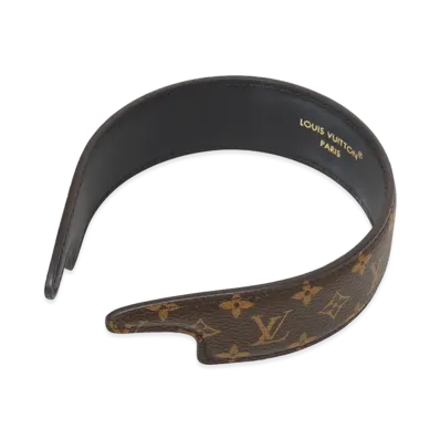 Louis Vuitton Headband LV Outline Monogram "Brown"