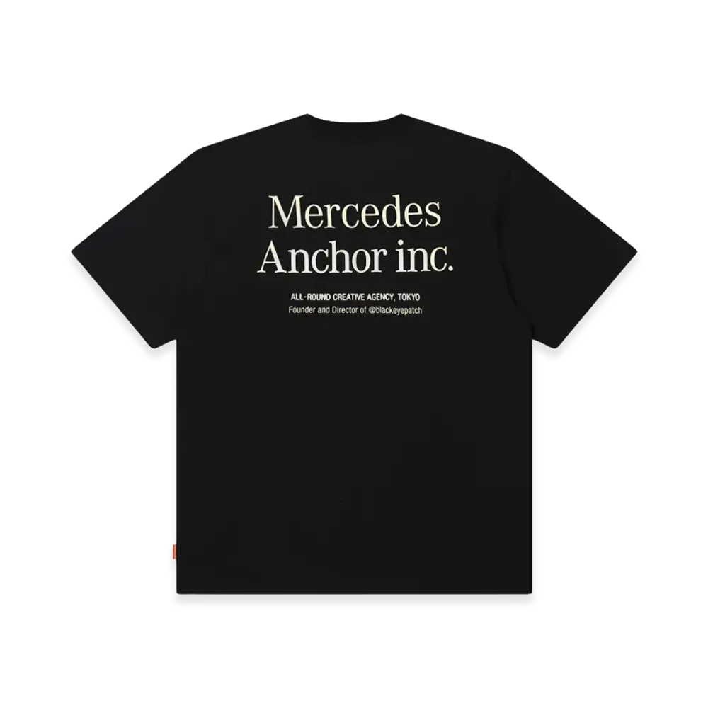 Mercedes Anchor inc. Glow Logo Tee "Black"