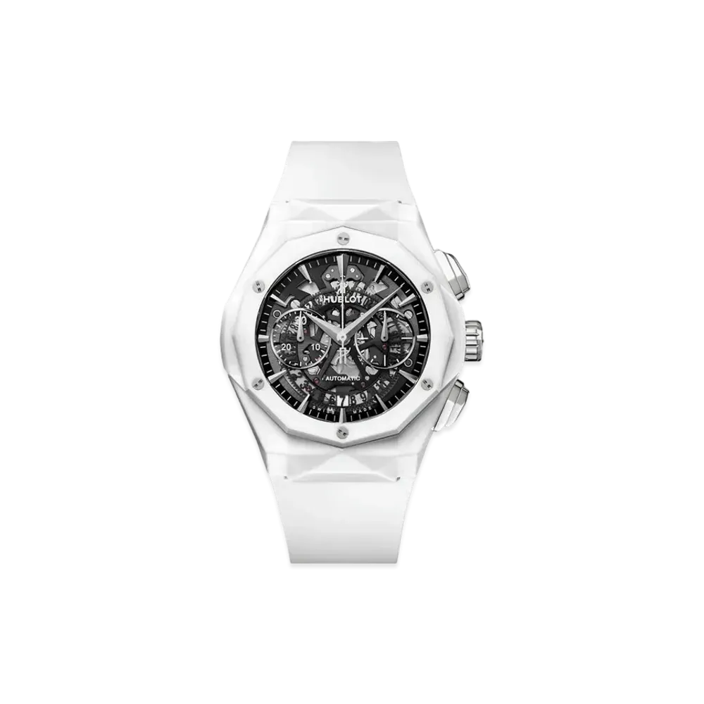 HUBLOT Classic Fusion Aerofusion Chronograph Orlinski White Ceramic 45mm