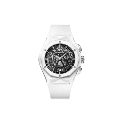 HUBLOT Classic Fusion Aerofusion Chronograph Orlinski White Ceramic 45mm