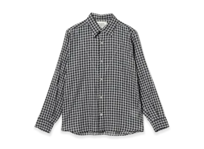 BEAMS FUTURE ARCHIVE Checkered Shirt "Black"