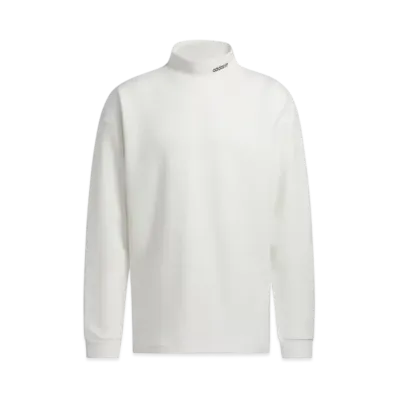 adidas Basketball Mockneck Top (Gender Neutral) "Cloud White/Black"