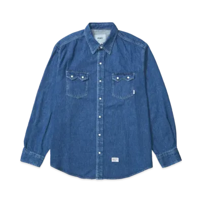 WTAPS Allman / LS / Cotton. Denim "Indigo"