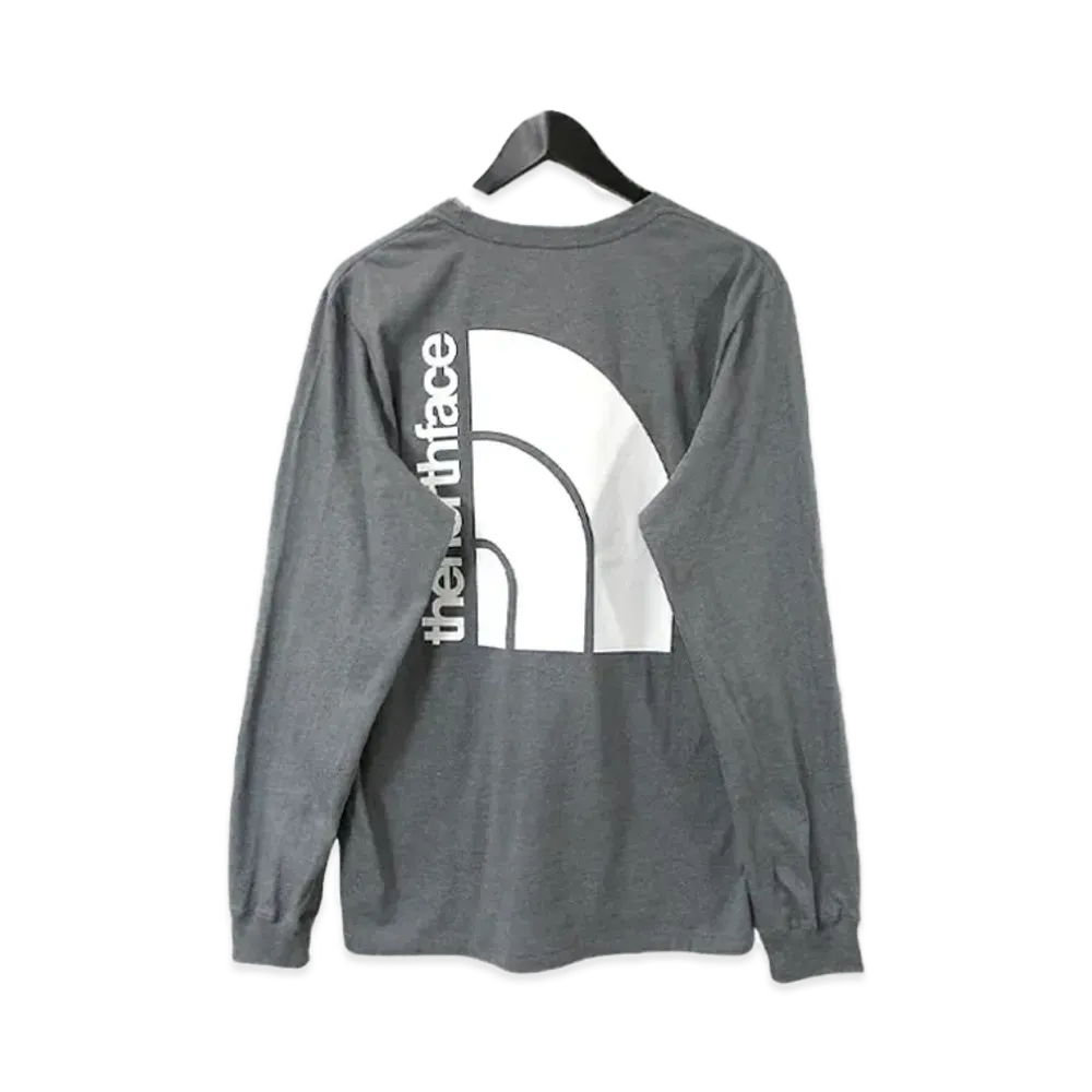 The North Face M L/S Jumbo Half Dome Tee "TNFmdgyhr/TNFWT"