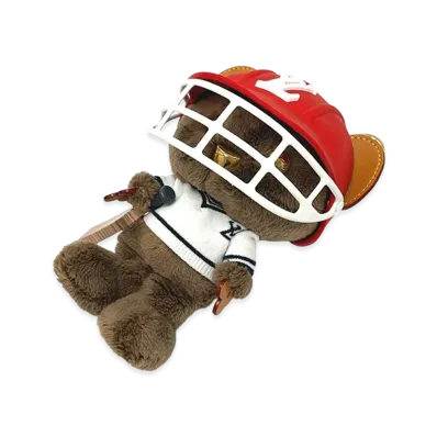 Louis Vuitton Bag Charm LV Louis Bear Cricket "Brown"