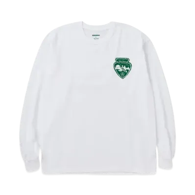 NEIGHBORHOOD x ABEL BROWN Tee LS "White"