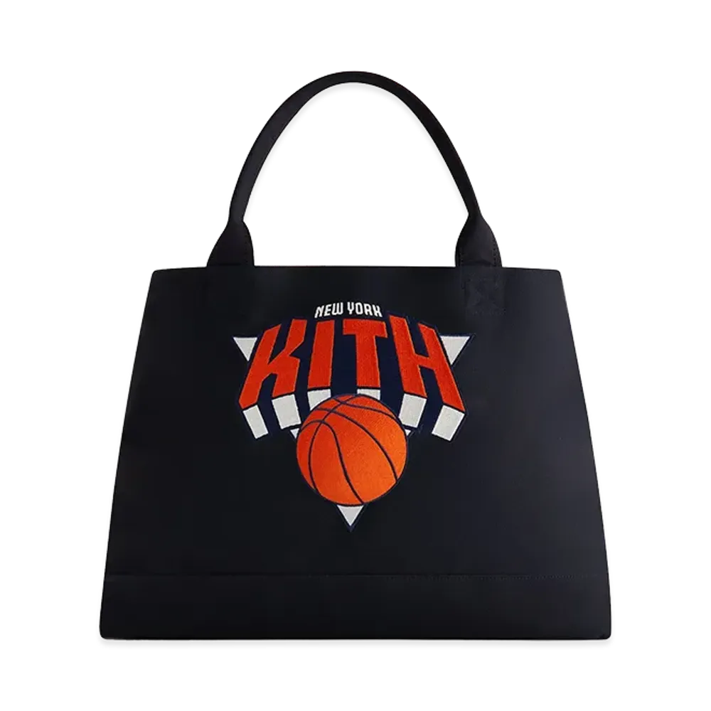 Kith x The New York Knicks Playoffs Canvas Tote "Black"