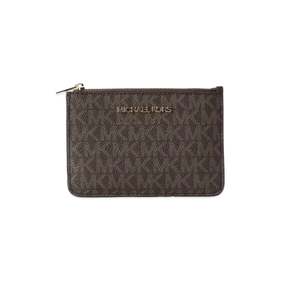 MICHAEL KORS Jet Set Card Case "Brown"