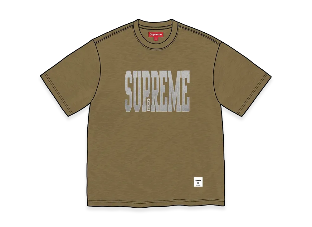 Supreme Stretch Appliqué S/S Top "Olive Brown"