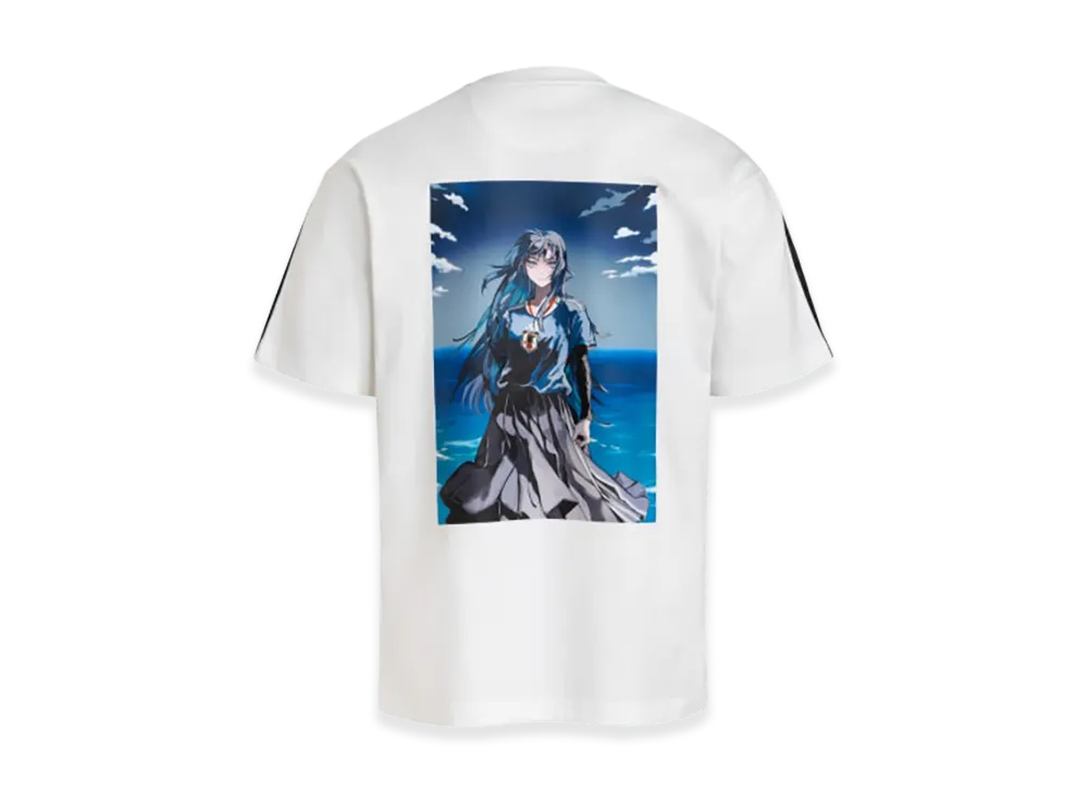 adidas x Ado Three Stripes Short Sleeve T-Shirt adidas x Ado Three Stripes Short Sleeve T-Shirt