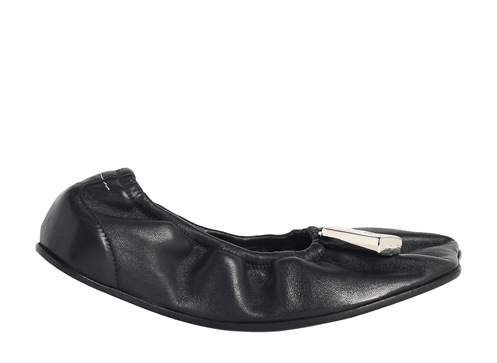 MM6 Maison Margiela Women's Anatomic Numeric Ballerina "Black"