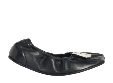 MM6 Maison Margiela Women's Anatomic Numeric Ballerina "Black"