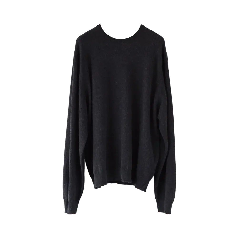 COMOLI x Scott & Charters Crew Neck Knit - 24AW "Charcoal"