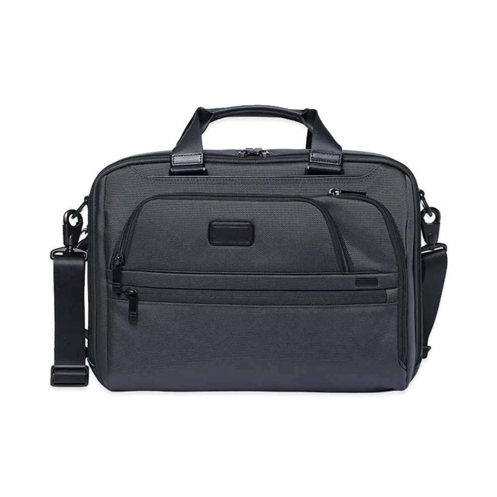 SOPH. x TUMI 3-Way Convertible Brief Case "Charcoal Gray"