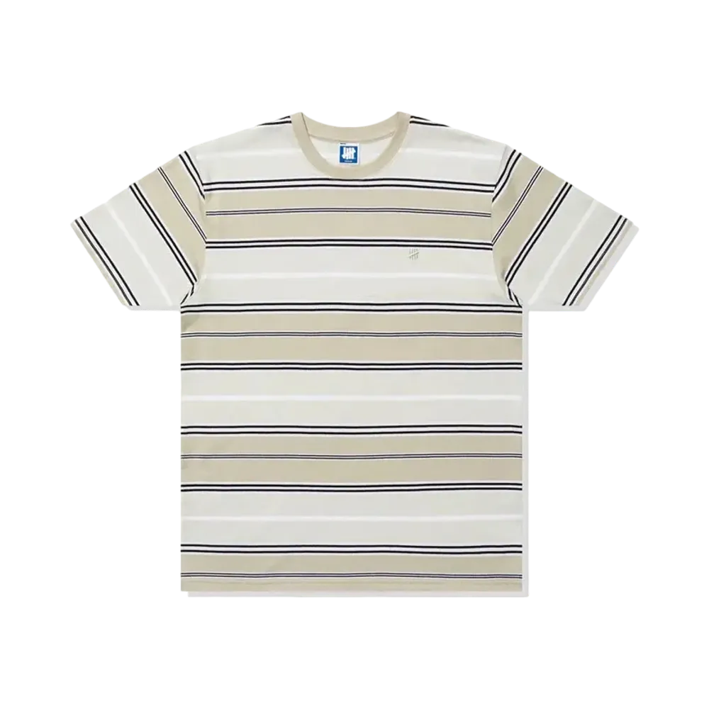 UNDEFEATED Striped S/S Tee "Light Green"