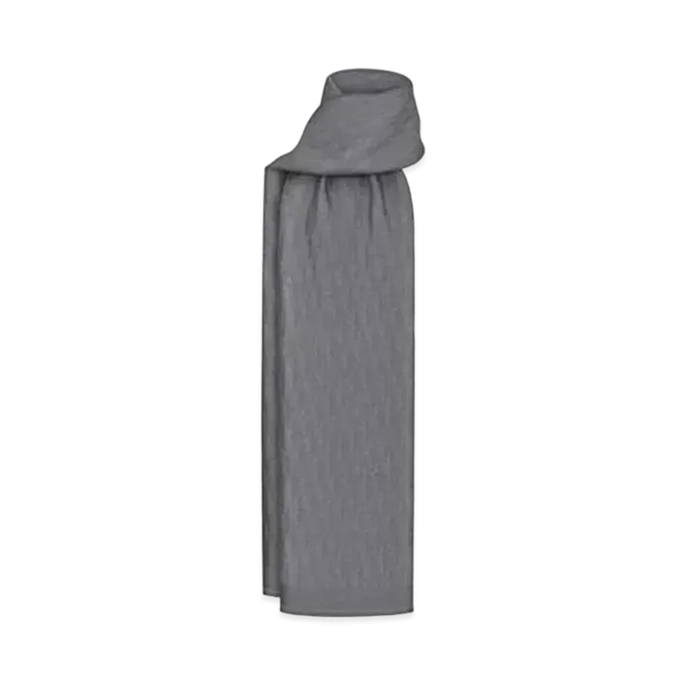 Dior Oblique Stole Wool and Silk Blend "Gray"