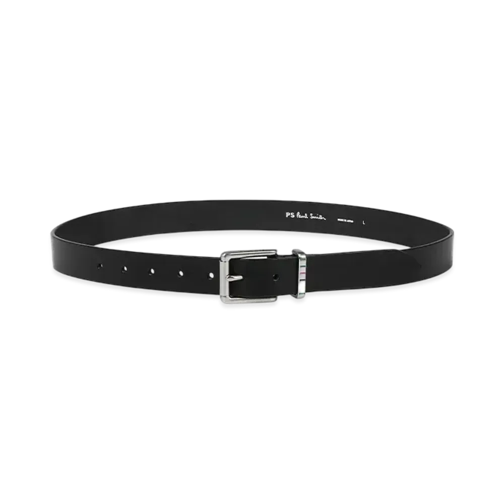Paul Smith Sports Stripe Loop Belt "Black"
