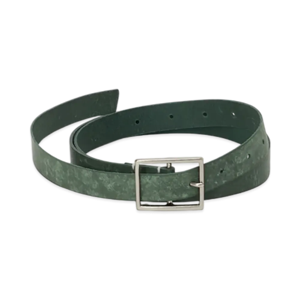 Hender Scheme Square Buckle Belt "Green"