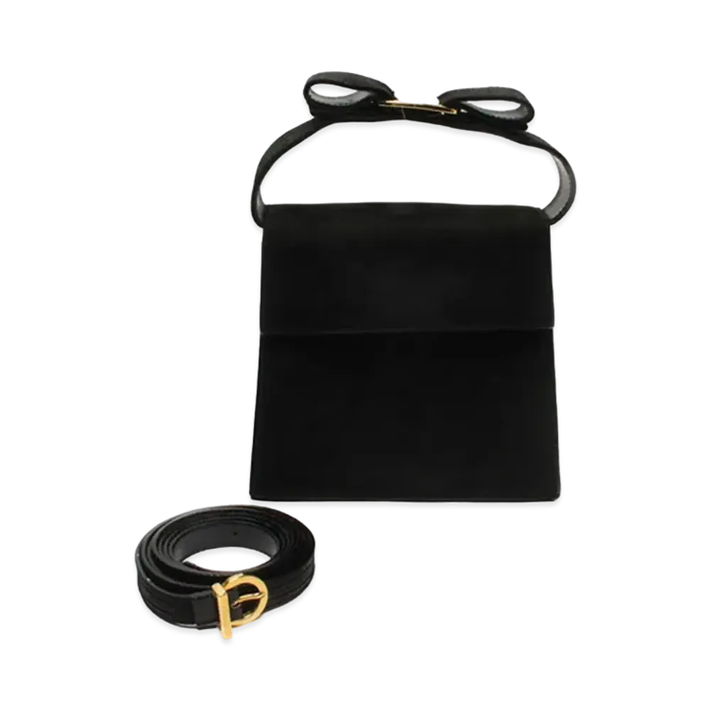 Salvatore Ferragamo Vara 2Way Handbag "Black"