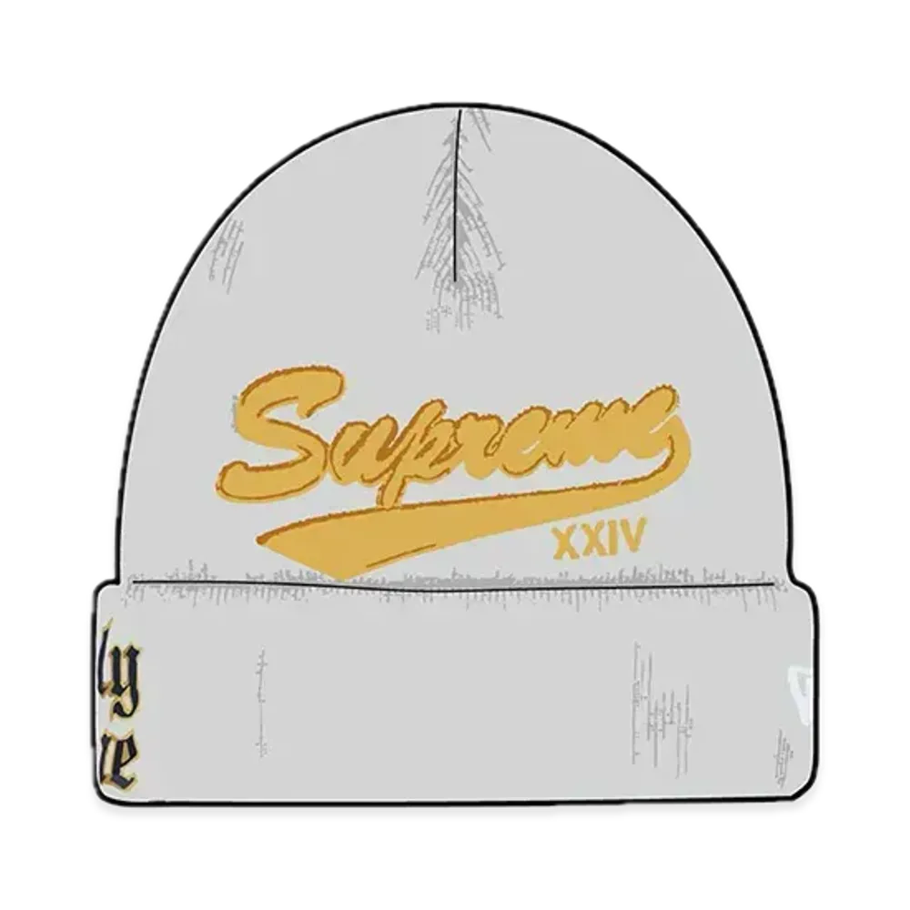 Supreme New Era Salvation Beanie "Heather Grey"