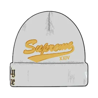 Supreme New Era Salvation Beanie "Heather Grey"