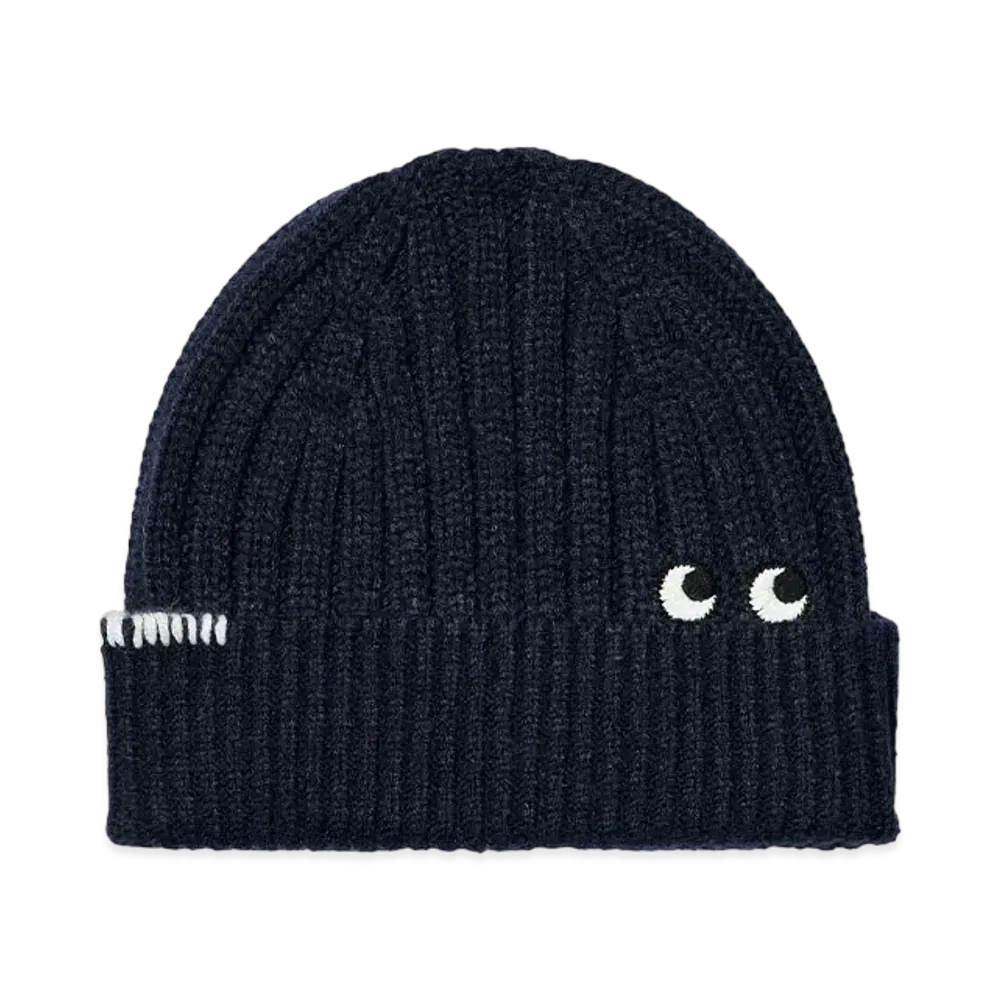 Uniqlo X Anya Hindmarch Heattech Knit Beanie "Navy"