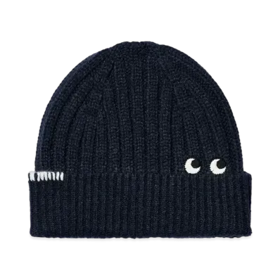 Uniqlo X Anya Hindmarch Heattech Knit Beanie "Navy"